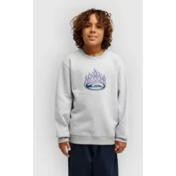 Quiksilver Graphic Crew Kids Sweater light grey heather Gr. T14