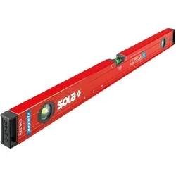 Sola Messwerkzeuge, Wasserwaage, Aluminium-Wasserwaage RED M SOLA 1000mm, 3 Libellen (100 cm)