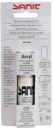 Sanit Lackreparaturstift 3138 alpinweiß, 1 Stück
