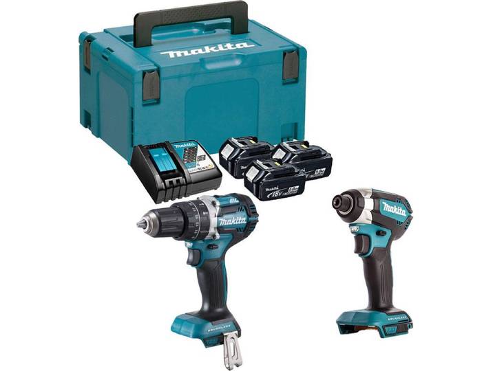 Combopack 2 outils 18V (DTD153 + DHP484) (3x5\,0 Ah) - MAKITA DLX2180TJ1