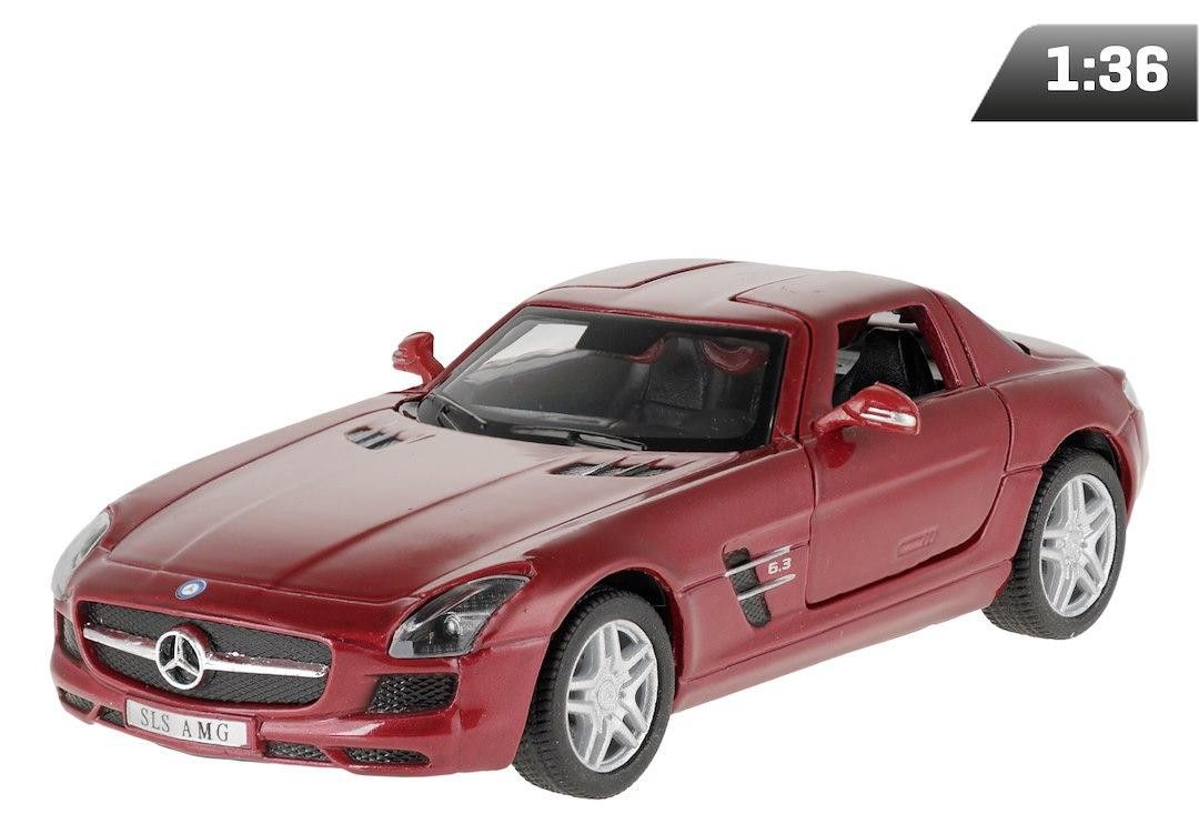 CARMOTION Mercedes-Benz SLS AMG Modelauto 1:36, Rood