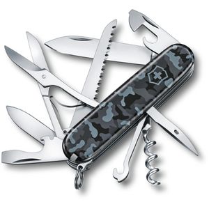 Victorinox Taschenmesser Huntsman 1.3713.942, navy camouflage, 15 Funktionen, mit Kunststoffgriff & Edelstahl-Zweihandklinge