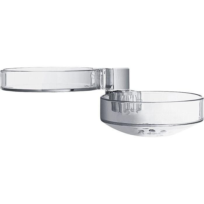 hansgrohe Seifenschale CASSETTA D 28689000 für Unica D glasklar