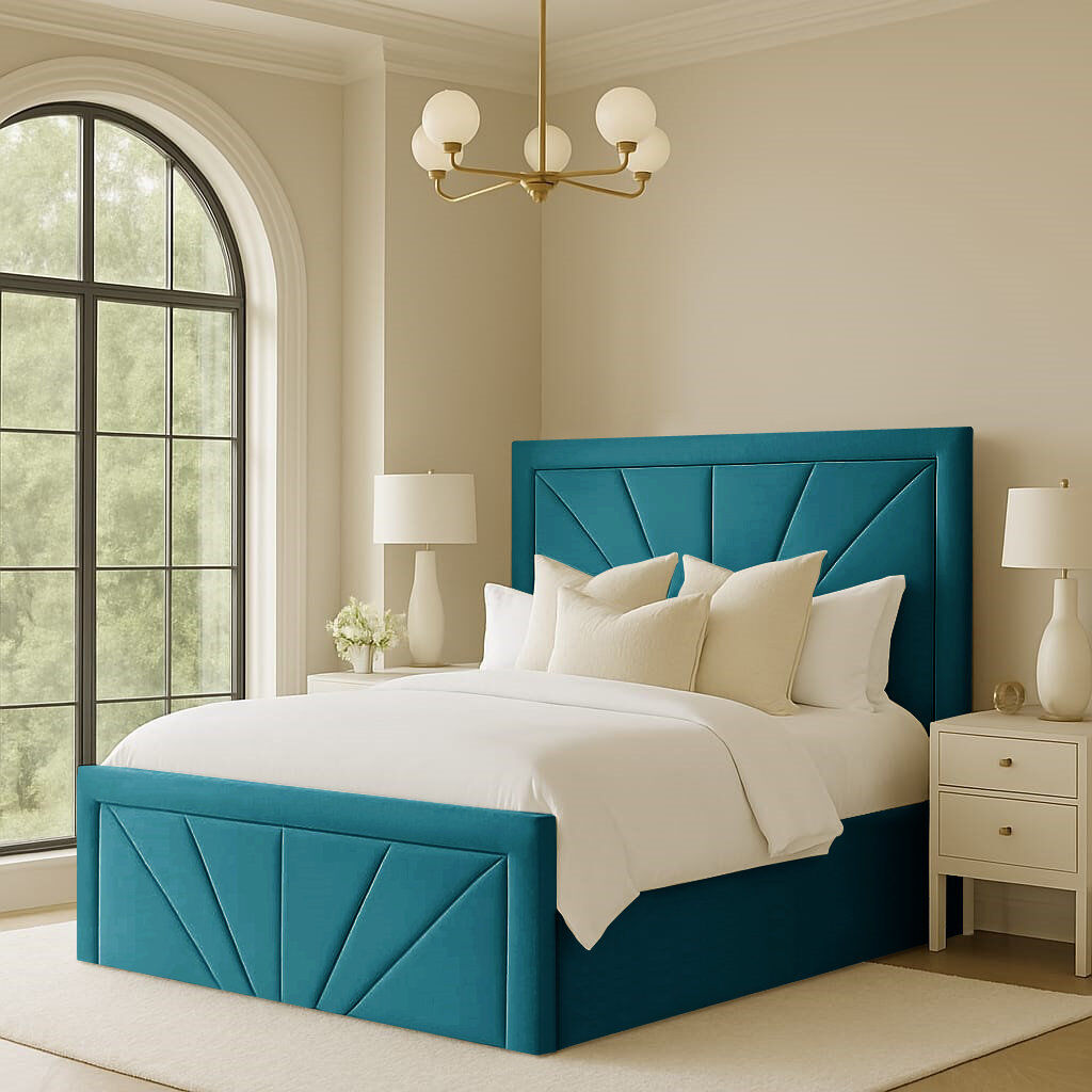 Ebern Designs Upholstered Ottoman Storage Bed Mallard Double (4'6)