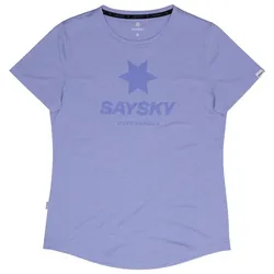 Saysky Damen Logo Combat T-Shirt lila