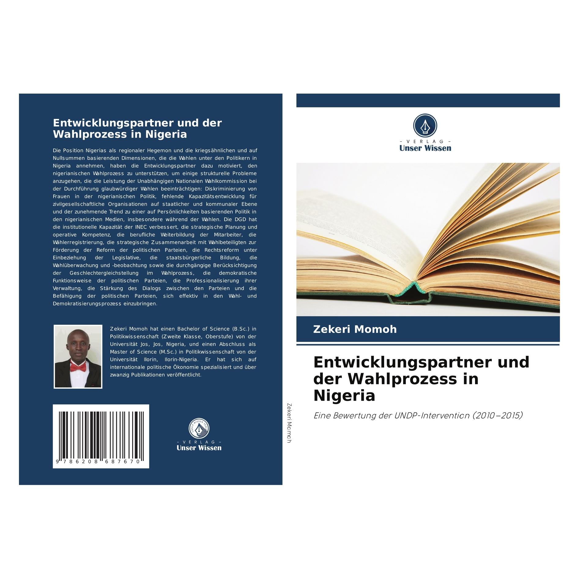Bod Entwicklungspartner und der Wahlprozess in Nigeria (Deutsch, Softcover, Zekeri Momoh) (57211081)