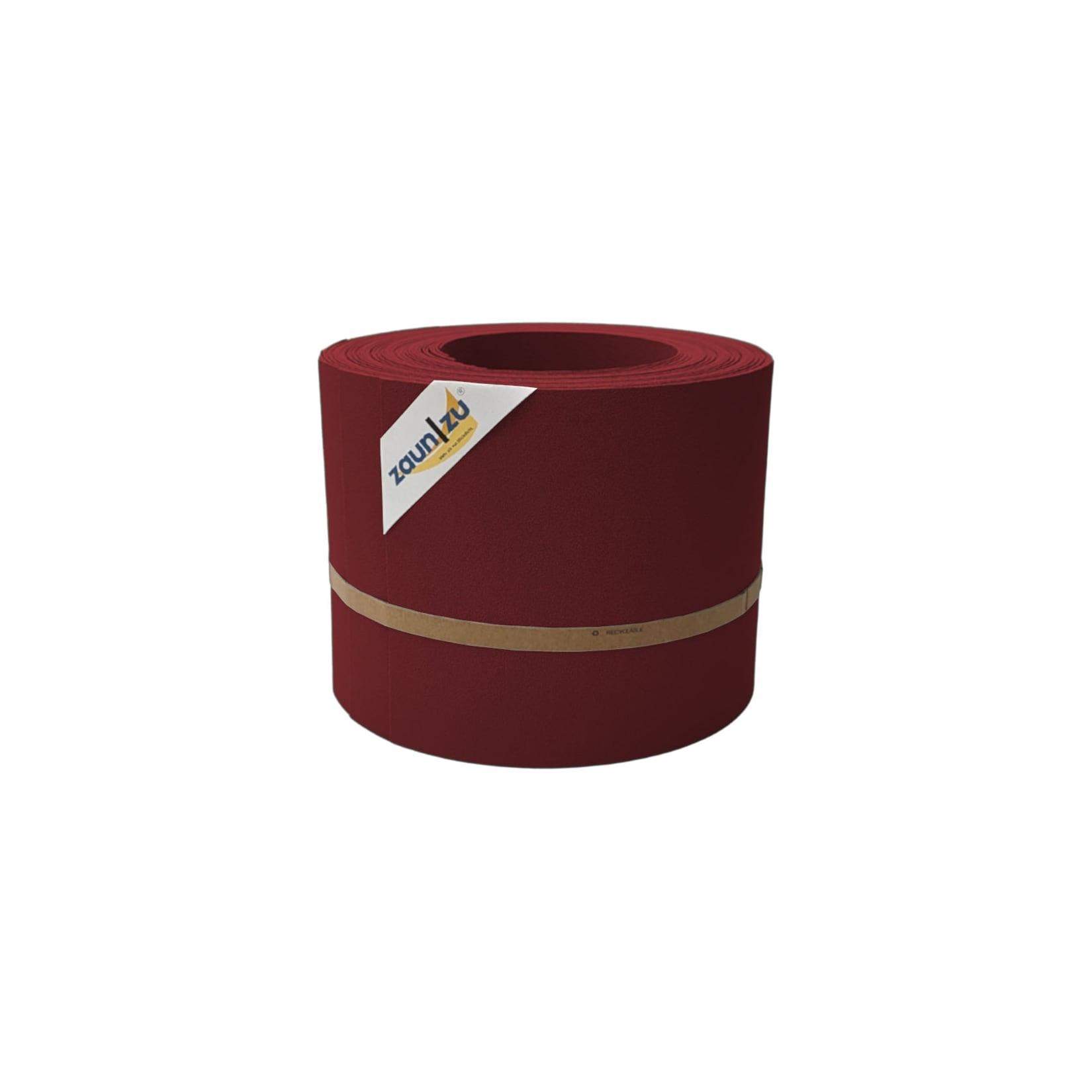 zaun zu® Sichtschutzstreifen PP Sichtschutzstreifen Doppelstabzaun Bordeauxrot,10x 2,55m