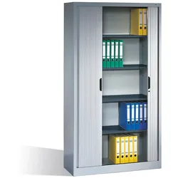 Büroschrank Rollladenschrank 5OH abschließbar in 2 Farben