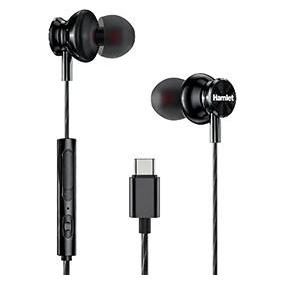 Hamlet HHEADM-IEC Auricolari in-ear USB-C con telecomando per chiamate e volume - Cavo 120cm (HH (Keine Geräuschunterdrückung, Kabelgebunden) (HHEADM-IEC)