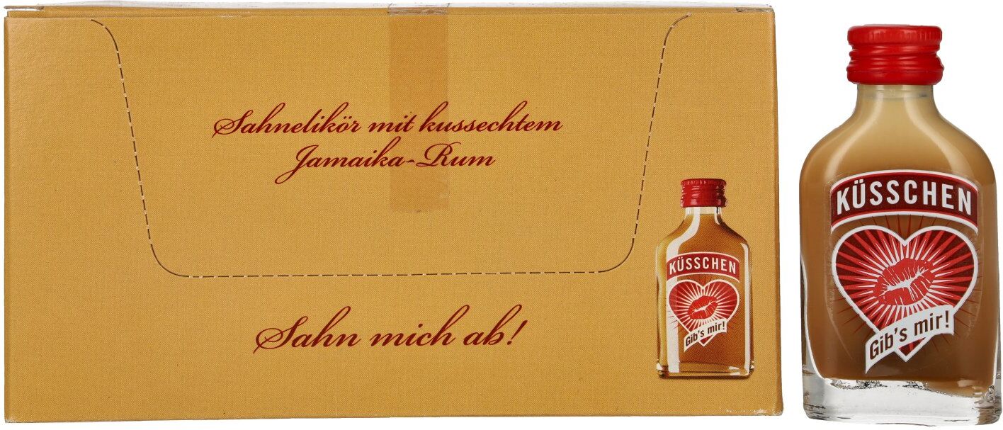 Küsschen Sahnelikör 15% Vol. 20x0,02l