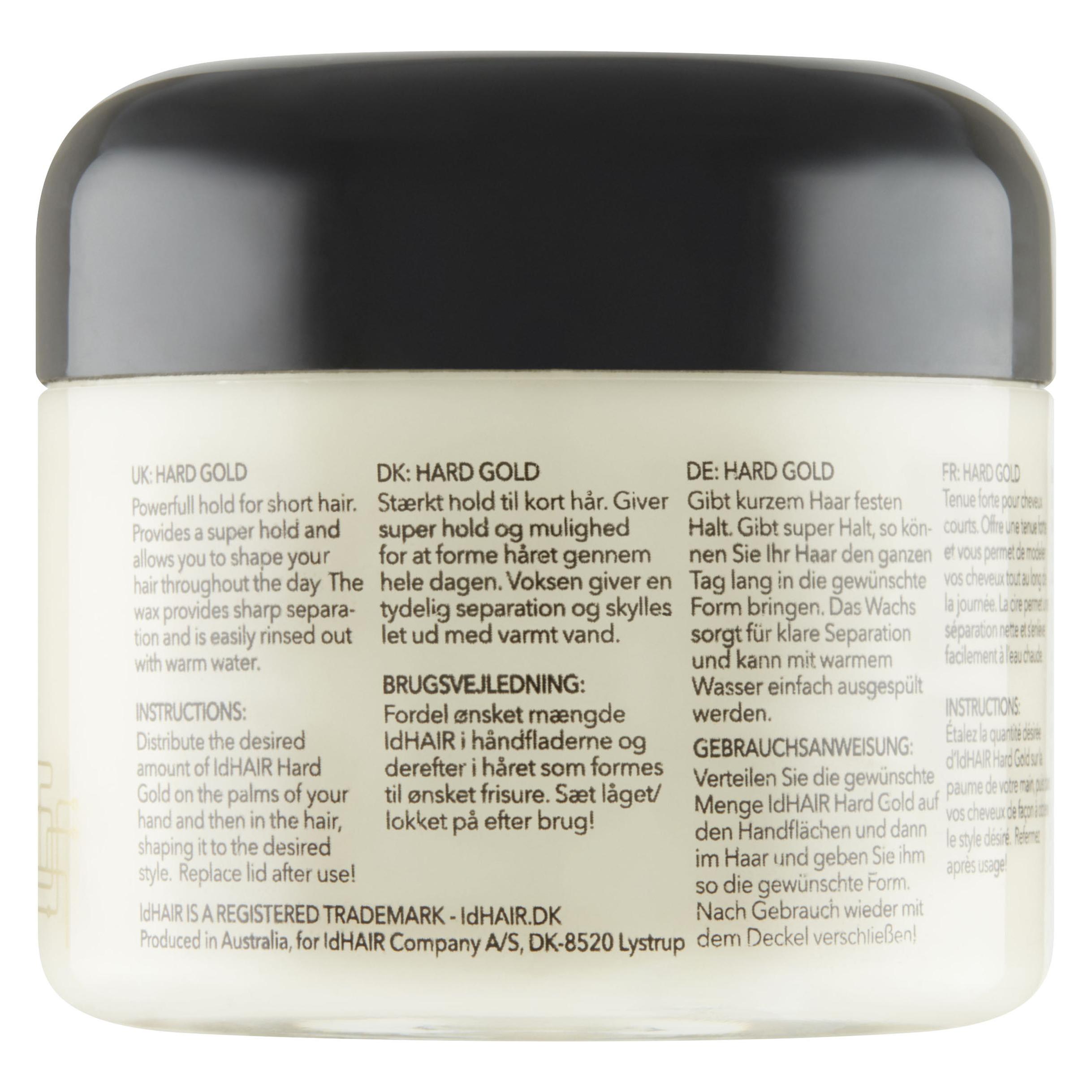 IdHair Hard Gold Haarwachs 100 ml (Haarwachs, 100 ml) (20121)