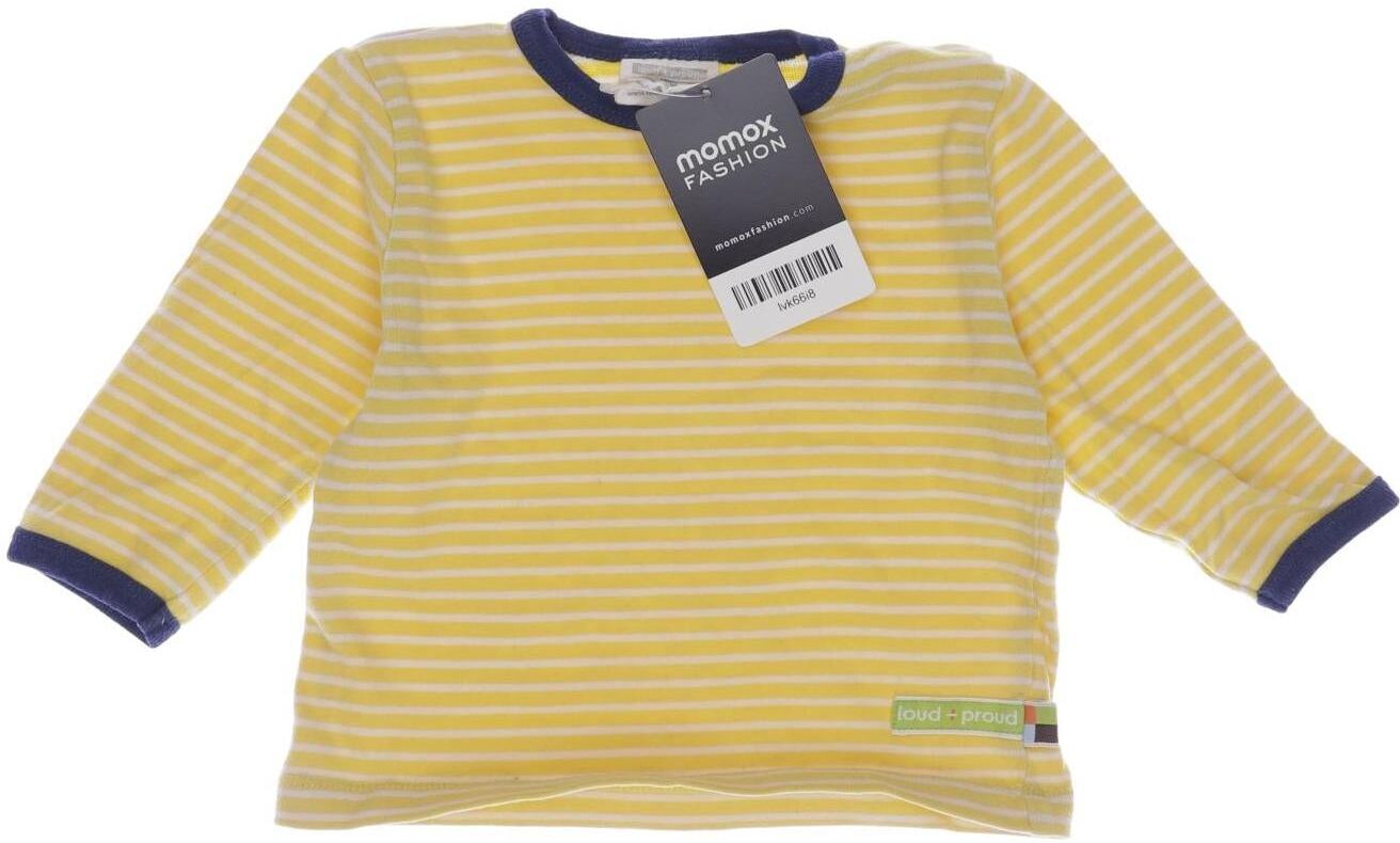 loud proud Mädchen Langarmshirt, Gelb, Gr. EU 62, Baumwolle - Second Hand