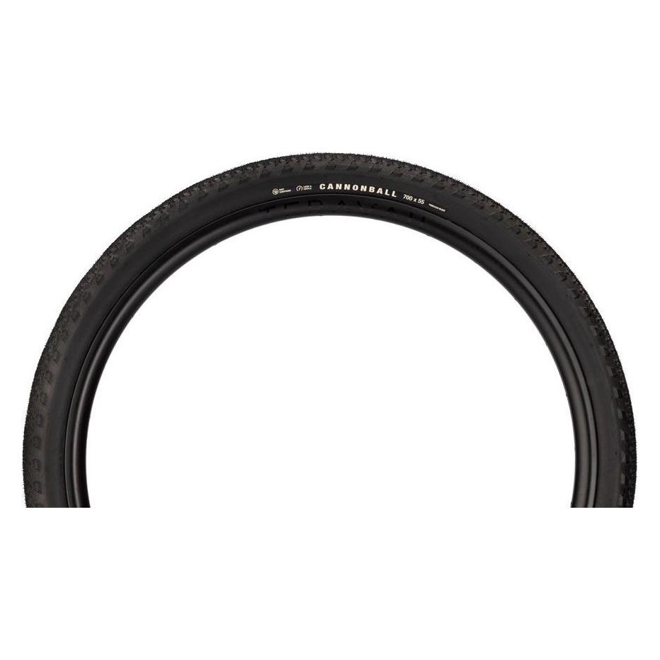 Teravail Cannonball Light & Supple Faltreifen, 700x50C, 50-622, Fast Compound, Tubeless, black (50-622) (66486864)