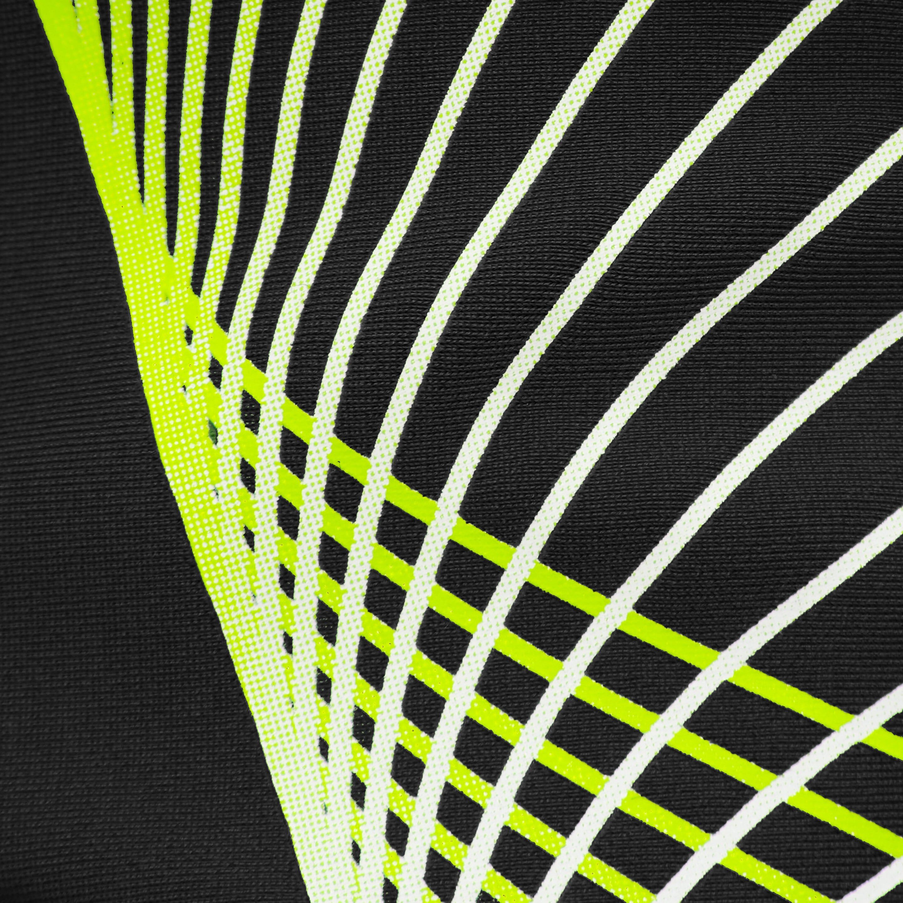 Badehose MCKINLEY "JU.-BADEHOSE NORM TRUNKS B", Jungen, Gr. 140, N-Gr, schwarz (schwarz, grün lime), Web, Polyamid, unifarben, Badehosen Badehose, elastisches Material, mit elastischem Bund, normale Leibhöhe schwarz, grün lime 140, N-Gr