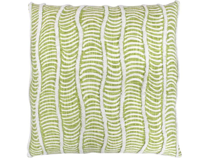 Zierkissen Nalu grün/weiss Baumwolle, Polyester B 60 T 60 cm - Zierkissen