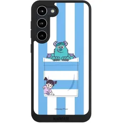 Nivocase Handyhülle für Samsung Galaxy S23+ Hülle NIVOpure Case Schwarz Disney Pixar Fanartikel Die Monster (Samsung Galaxy S23+), Smartphone Hülle, Schwarz