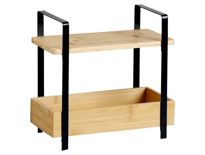 Étagère de cuisine KESPER\, étagère à épices\, en bambou\, étagère de rangement\, modèle 58810