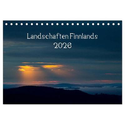 Landschaften Finnlands (Tischkalender 2026 DIN A5 quer), CALVENDO Monatskalender