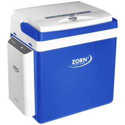 ZORN Cooler Z 26 LNE 7,8 Ah Akku-Kühlbox EEK: E (A - G) Thermoelektrisch 12 V, 230 V DC/AC Blau-Weiß 25 l max. 17°C unter Umgebungstemperatur 770036