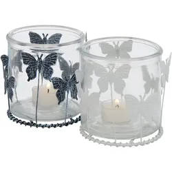 Boltze Windlicht Elsa, Ø 10 cm, 11 cm, diverse