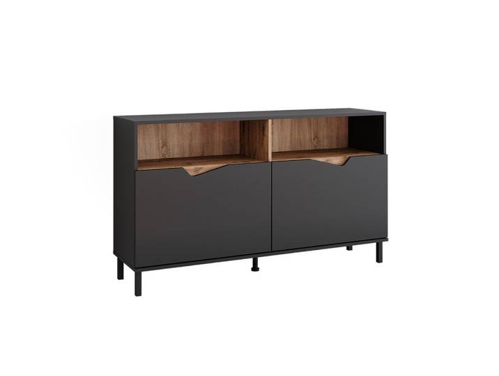 Vicco Kommode Marelle, Anthrazit/Artisan, 140 x 81.3 cm mit 2 Türen (1 St)