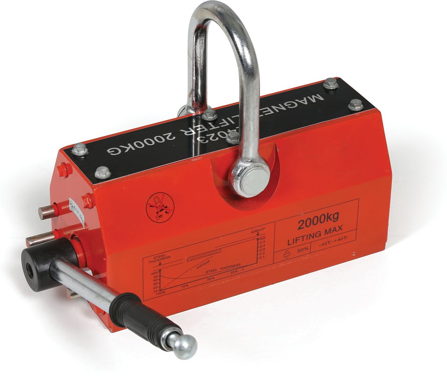B2B Partner Permanent-Hebemagnet HG-B, 2000 kg