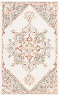 SAFAVIEH Handmade Metro Ughetta Floral Medallion Wool Rug