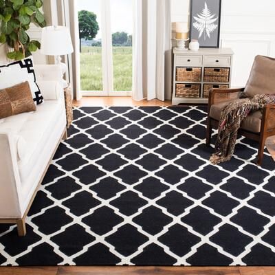 SAFAVIEH Handmade Flatweave Dhurries Christa Modern Moroccan Wool Rug