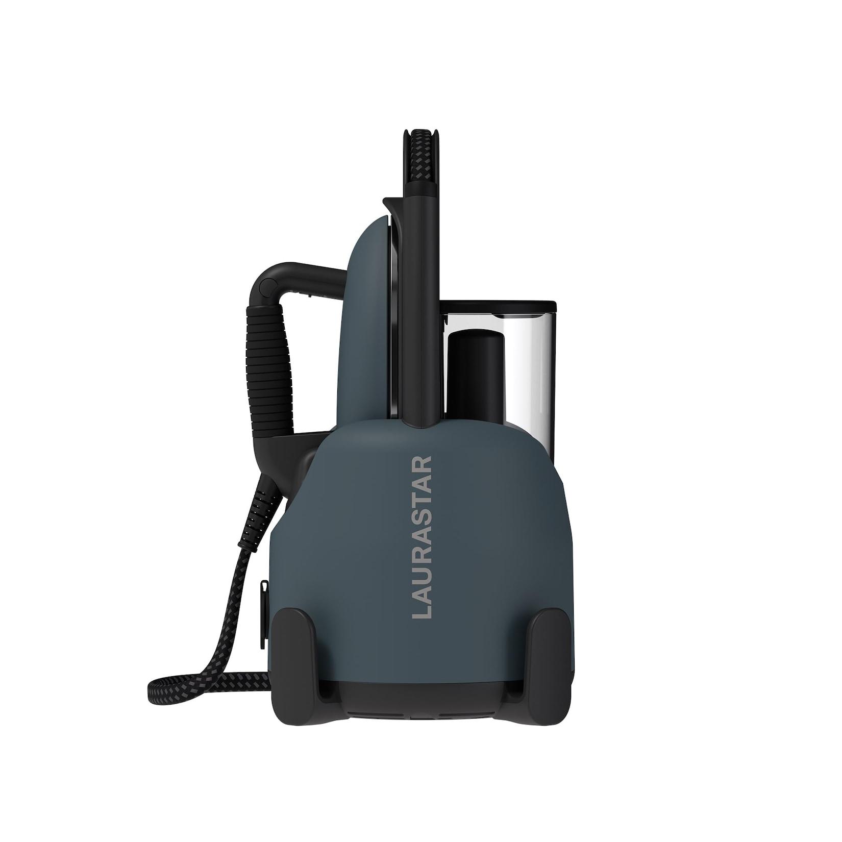 LAURASTAR LIFT XTRA Midnight Blue Dampfbügelstation (aktive 3D Sohle, Impulsdampf, 3,5 Bar Dampfdruck, 2200 W, 1,1 l Wassertank, abnehmbarer Wassertank)