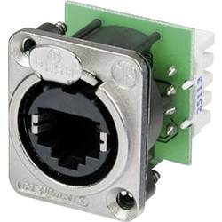 Neutrik NE8FDV-YK RJ45 Datensteckverbinder etherCon® D Serie NE8FDV-YK Buchse, gerade NE8FDV-YK Pole: 8P8C Polzahl Sensoren 8P8C Nickel 1 St.