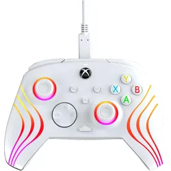 PDP Afterglow Wave (PC, Xbox Series S, Xbox Series X), Gaming Controller, Weiss