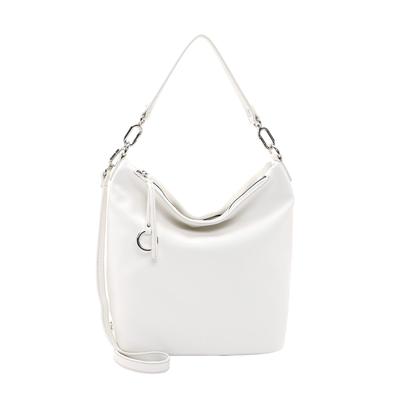 Beuteltasche SURI FREY "Beutel SFY Debby", Damen, Gr. B/H/T: 35cm x 31cm x 15cm 0, weiß (weiß 300), Polyester, Taschen Beuteltasche