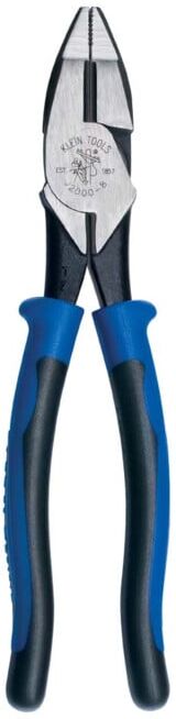 Klein Tools Pince d’électricien 200 mm coupe-câble à levier long (J20008)