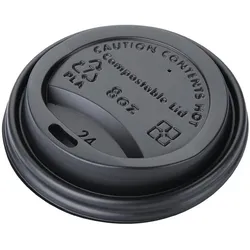 Fiesta Compostable kompostierbarer Deckel für Heißgetränkebecher 22,5cl 1000 Stück