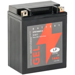 Batterie 12V 14Ah für Motorrad Startbatterie MG LTX14AH-3