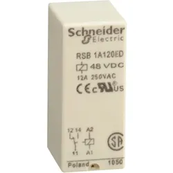 10 Stk. Schneider Electric Schnittstellenrelais RSB1A120ED