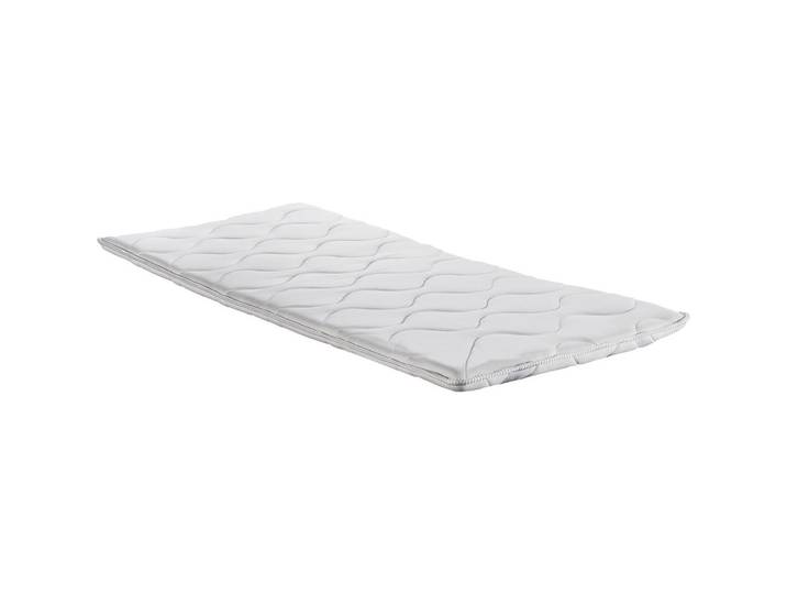 Livetastic Topper, Weiss, Textil, Füllung: Polyester, 100x200 cm, Oeko-Tex® Standard 100, Ober- und Unterseite versteppt, wendbar, atmungsaktiv, mit Gummiband, alternative Grössen erhältlich, Schlafzimmer, Matratzen, Topper