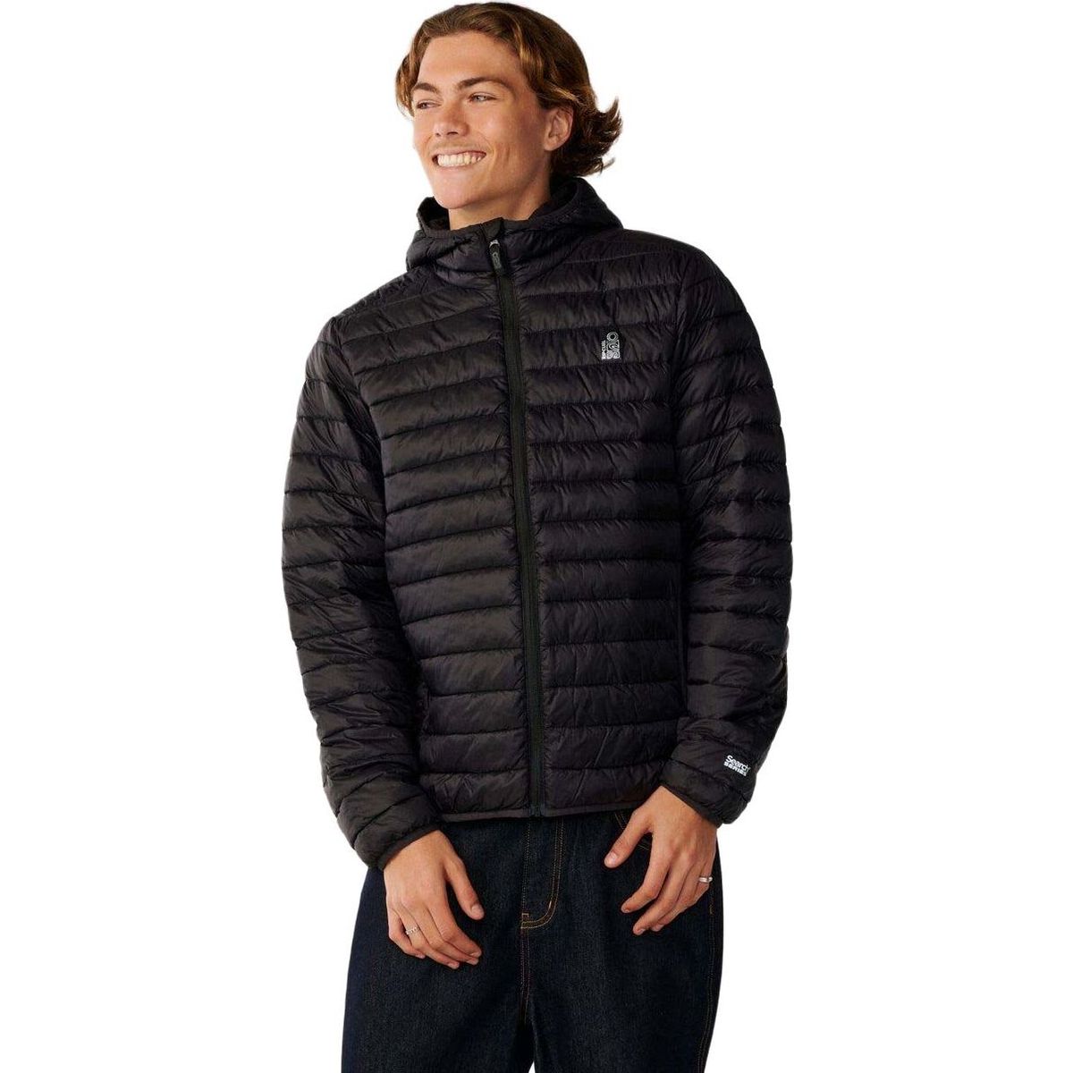 RipCurl S-series Puffer DWR Hood black (0090) S 02ZMJA-0090-S