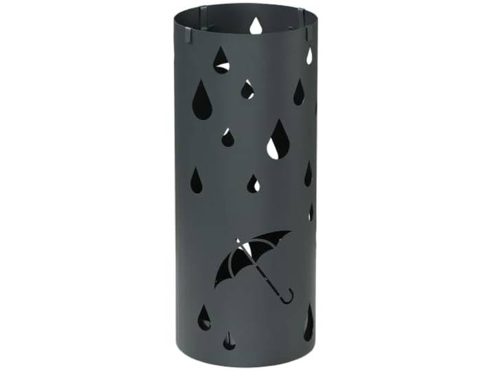 HOMCOM Schirmständer für Regenschirme & Gehstöcke, Ø17 x 41 cm, Dunkelgrau