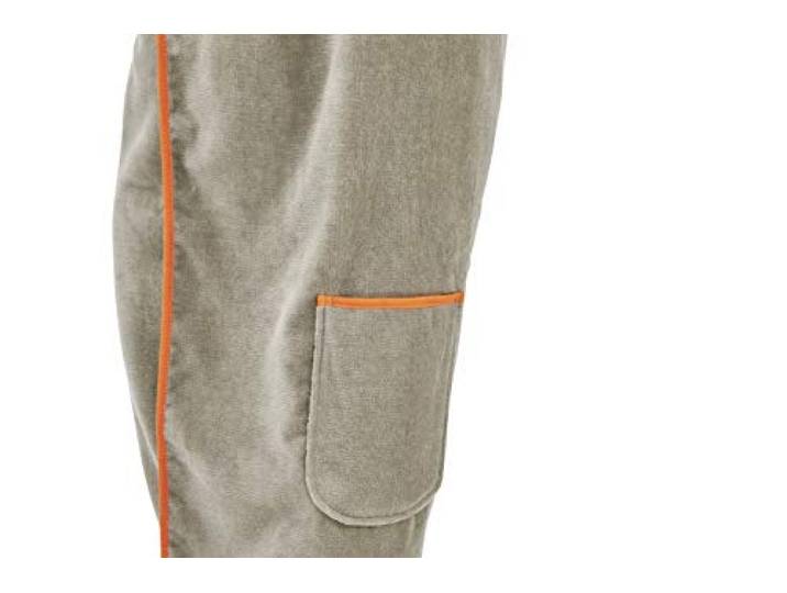 Wunschreich modischer Saunakilt mit Klettverschluss in trendy Farben (Damen-Taupe)