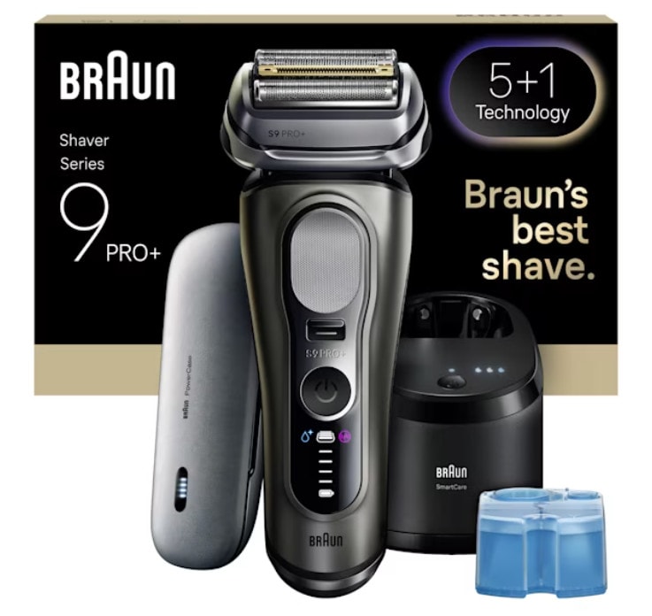 Braun Series 9 PRO+ 9667cc Folienschaber Trimmer grau/silber 9675cc