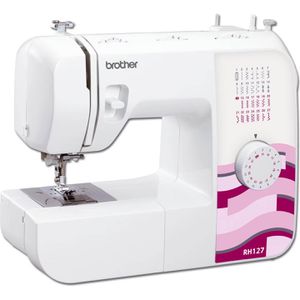 Brother Nähmaschine RH127, für Anfänger, 27 Stichprogramme, Freiarm, mechanisch
