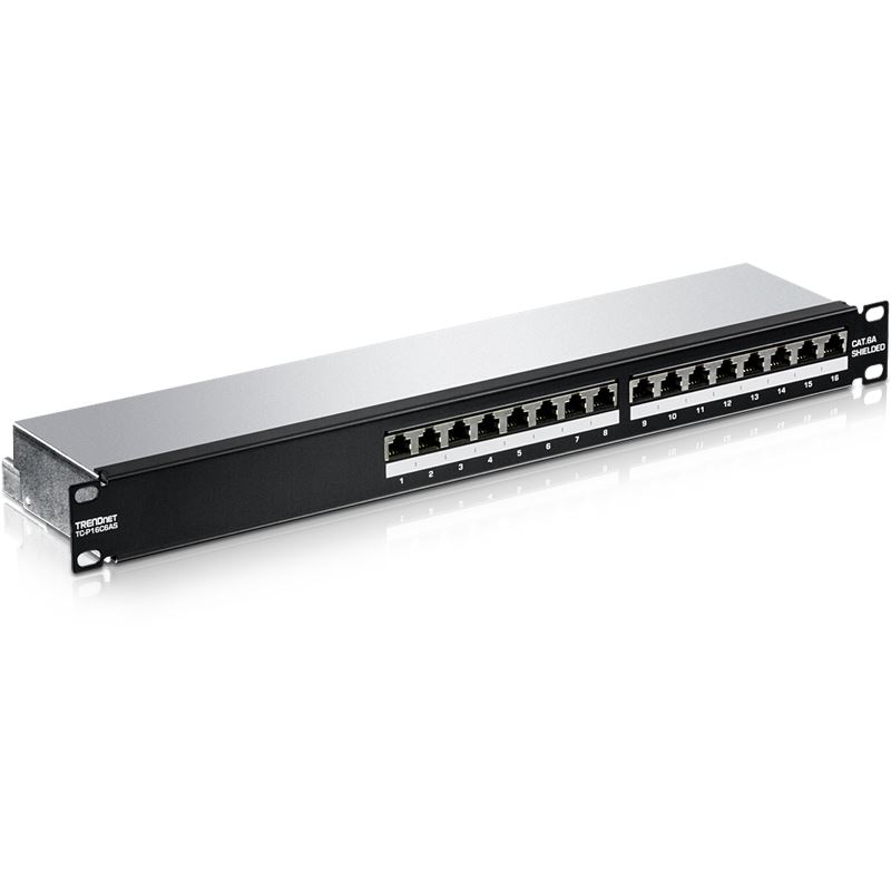 Trendnet Patchpanel 16-Port Cat6A ngeschirmt (10" wide)