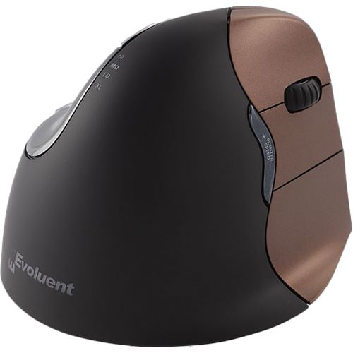Evoluent Vertical Mouse 4 small USB schwarz (kabellos)