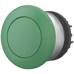 Eaton 216716 Pilzdrucktaste, RMQ-Titan, Pilz, tastend, Pilz grün, grün, unbeschriftet, Frontring Titan M22-DP-G  - 5 Stück