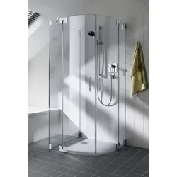 Kermi Filia U-Kabine mit Runddusche - Duschkabine