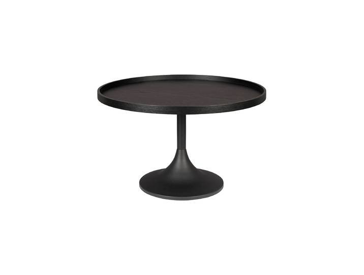 Design Couchtisch „Jason“ Ø 70 cm Schwarz Zuiver