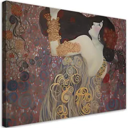WANDBILD abstraktion mit frau g. klimt