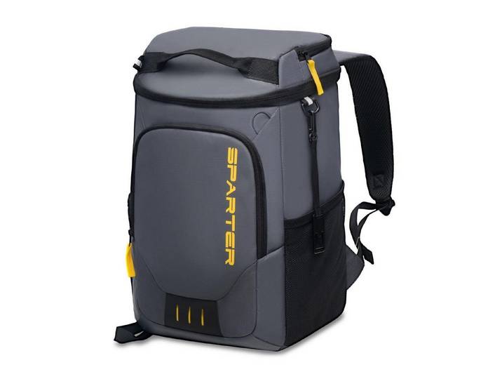 LuxusKollektion Kühltasche Kühltasche Rucksack 33 Dosen isoliert Dunkelgrau 33 Dosen