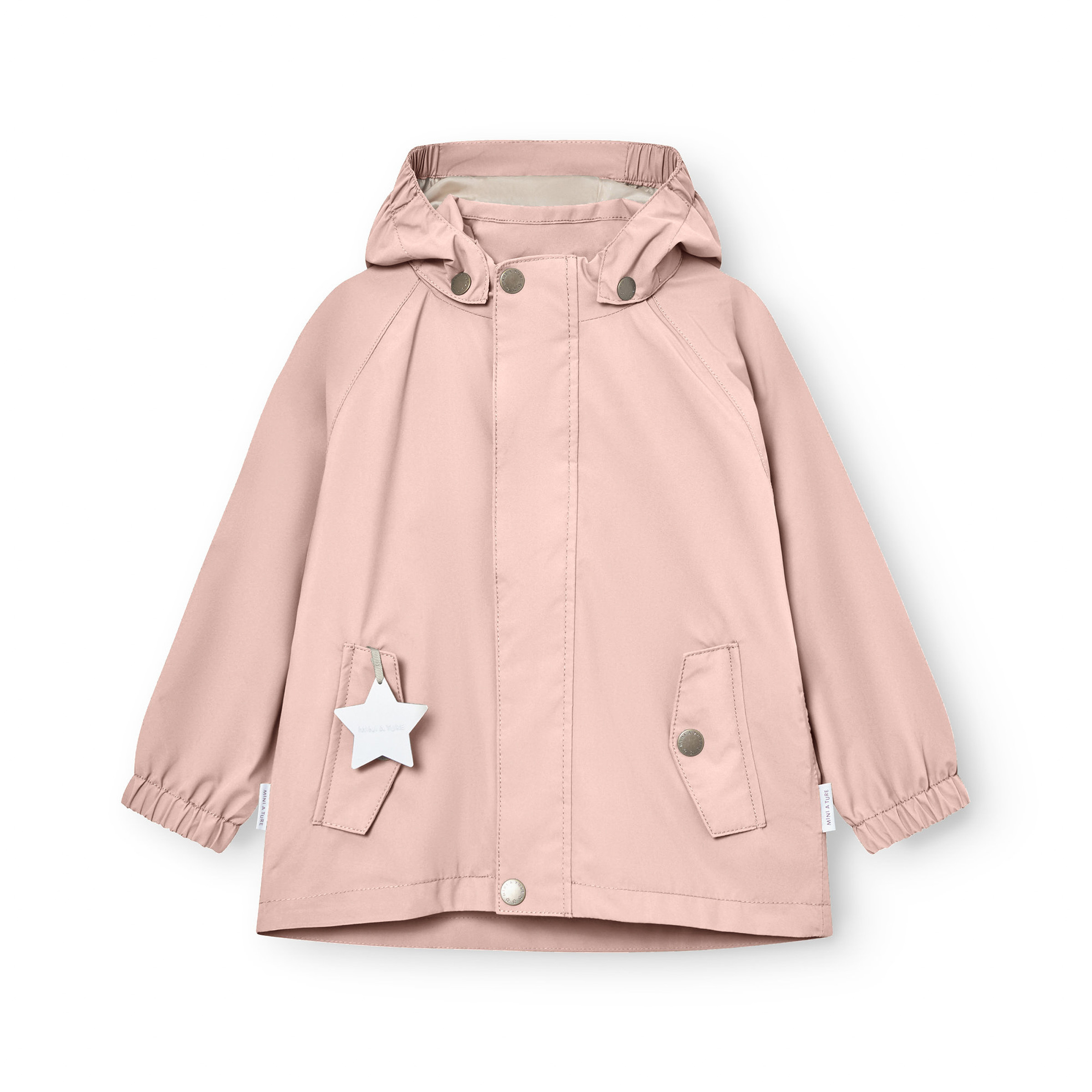 Mini A Ture Matwally Lightweight Tech Kinder Regenjacke rosa Größe 110 Lifestyle Winddicht